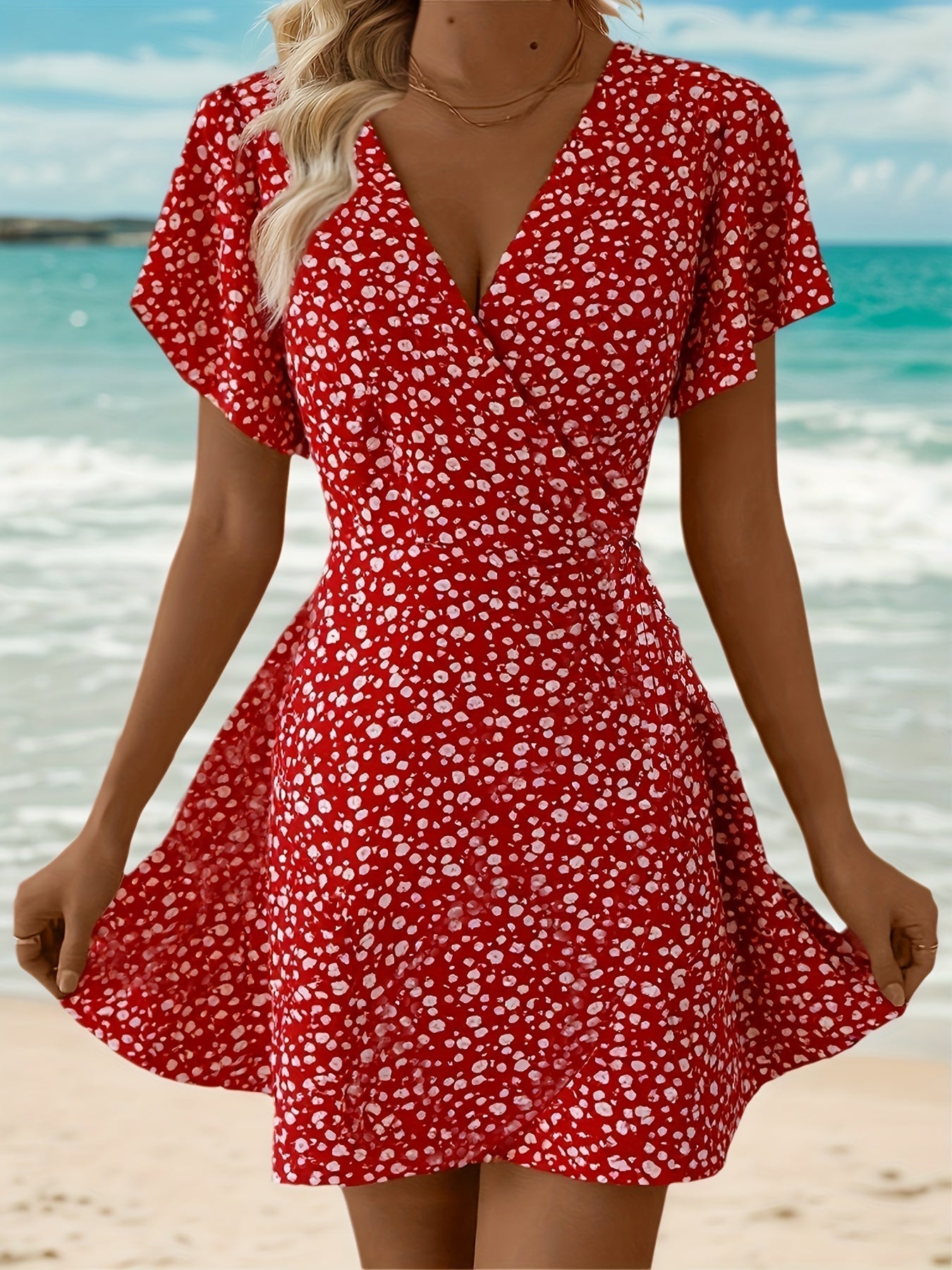 Dames Zomerjurk Bloemenprint