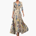 Dames maxi zomerjurk bloemenprint