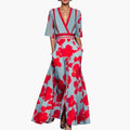 Dames maxi zomerjurk bloemenprint