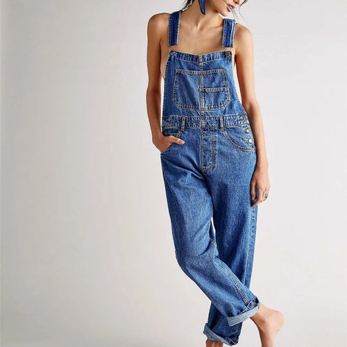 Casual spijker overall dames - Blue